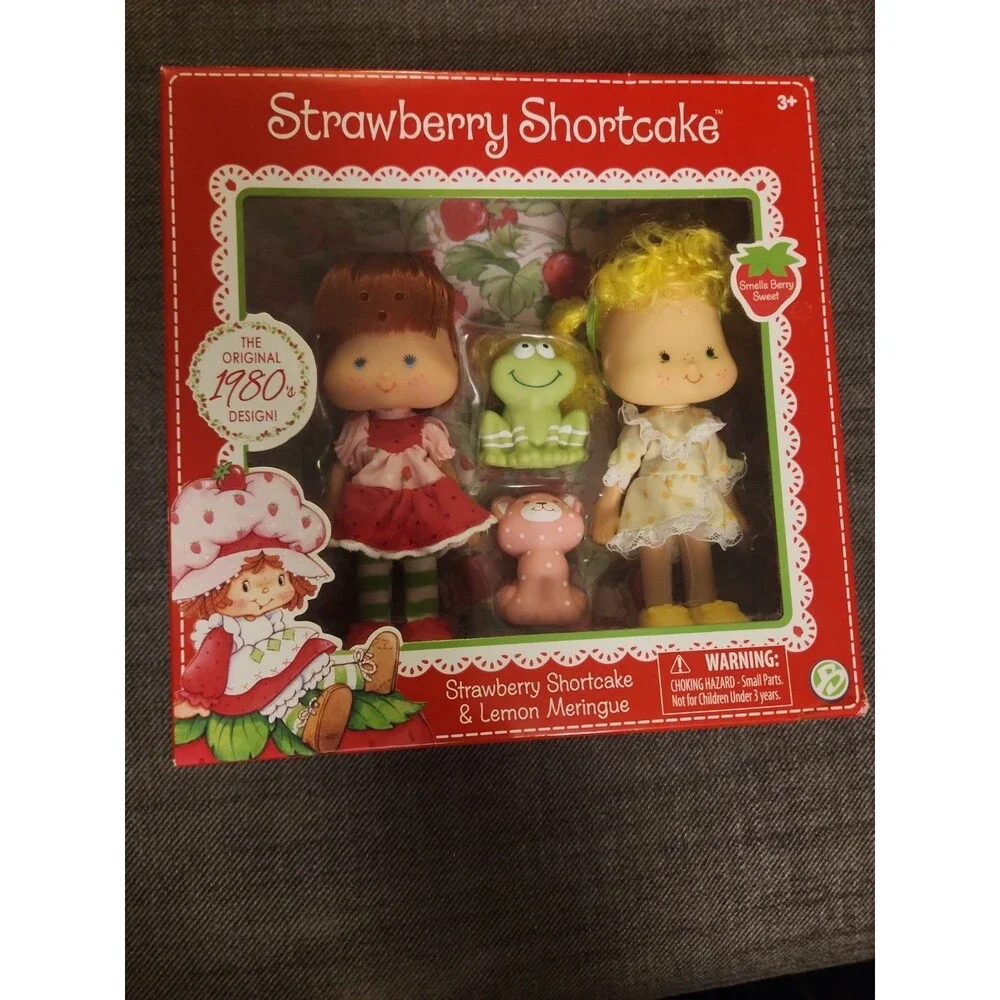 Strawberry Shortcake & Lemon Meringue dolls 2016 NRFB Bridge Direct with pets